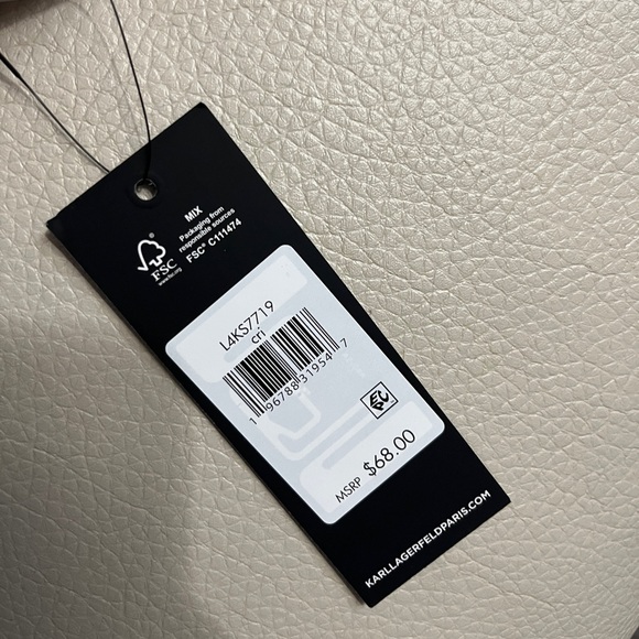 NWT - Karl Lagerfeld Paris Unisex Reversible Scarf - Picture 6 of 6